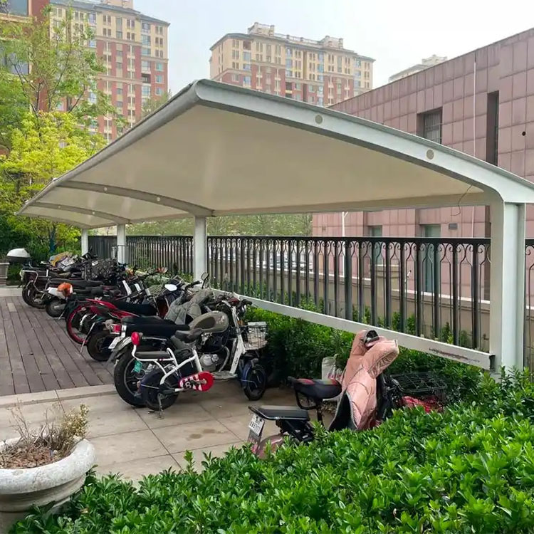 炎陵县膜结构电动车棚